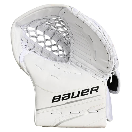 Bauer GSX Senior Goalie Catch Glove (2023) White