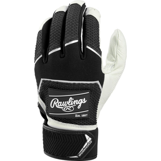 Rawlings Workhorse Pro Batting Gloves Black