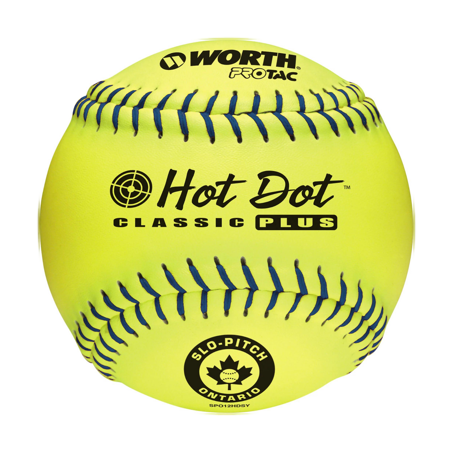 Worth SPO Hot Dot 12" Softball - Pack of 12 