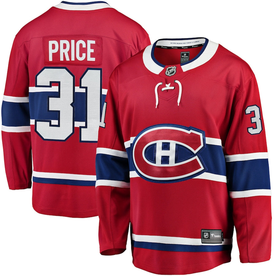 Montreal Canadiens Carey Price Fanatics Branded Breakaway Player Jersey - Red