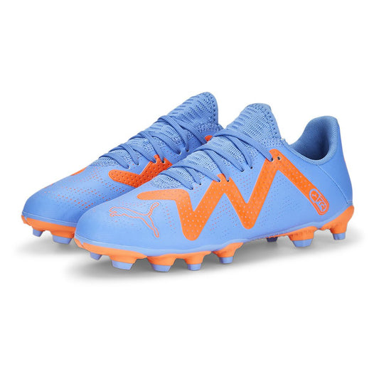 Puma Future Play FG/AG Youth Soccer Cleats Blue Orange