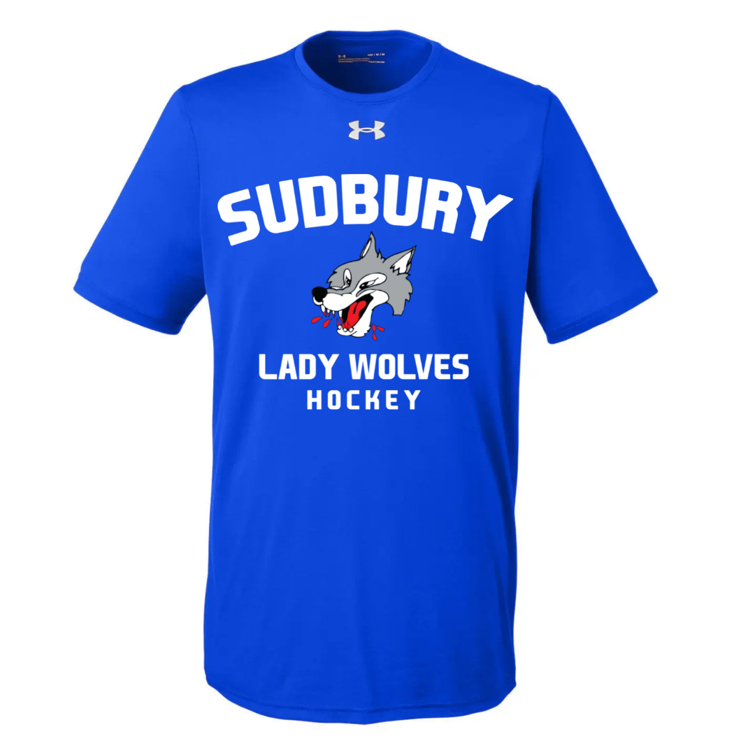 Sudbury Lady Wolves UA T-shirt (Full Logo)